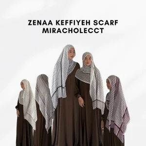 Zenaa Viscose Keffiyeh Scarf MIRACHOLECCT